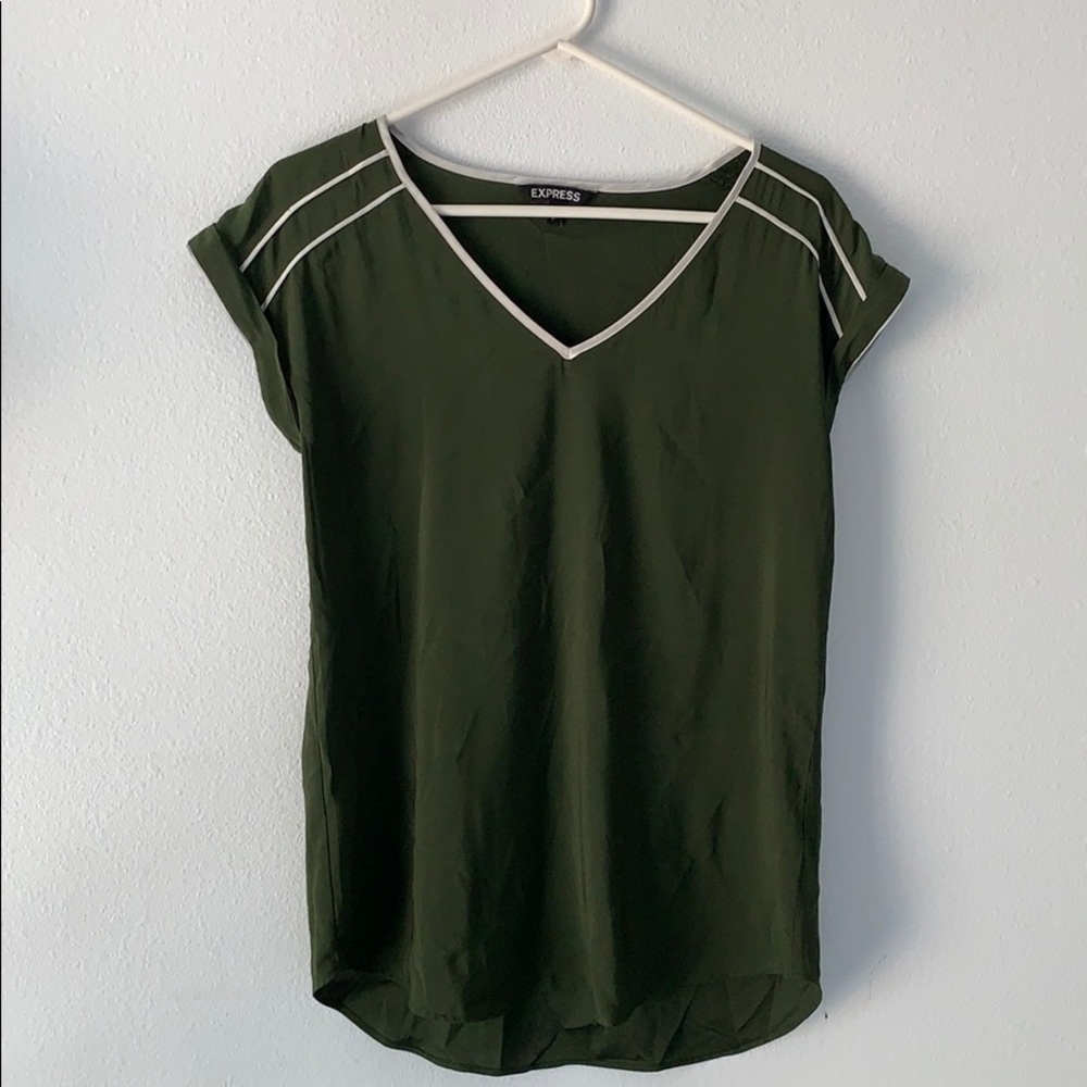 Express Green Work Shirt